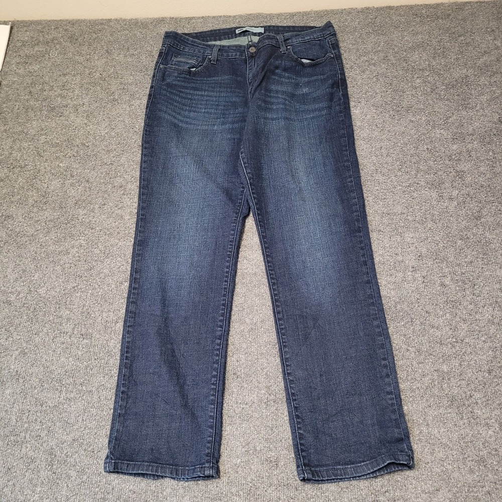 Levi's Jeans Womens Size 35 Blue Mid Rise Skinny Dark Wash Denim Stretch Pockets